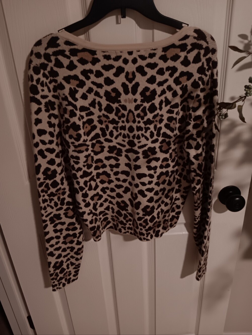 Coco & Shay Brown And Tan Leopard Print Cardigan. Large NWT - Picture 2 of 5